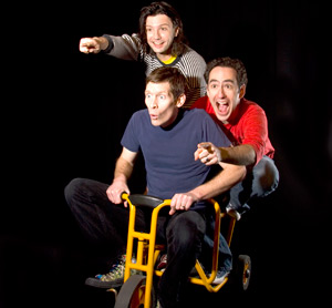 Recess Monkey on a bicycle