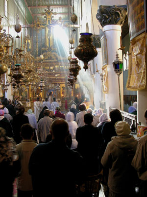 Nave of the church in Saint Catherine's Monastery, Sinai