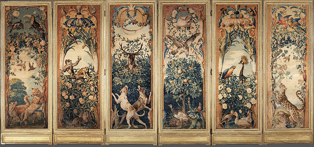 Six-Panel Folding Screen / Savonnerie Manufactory
